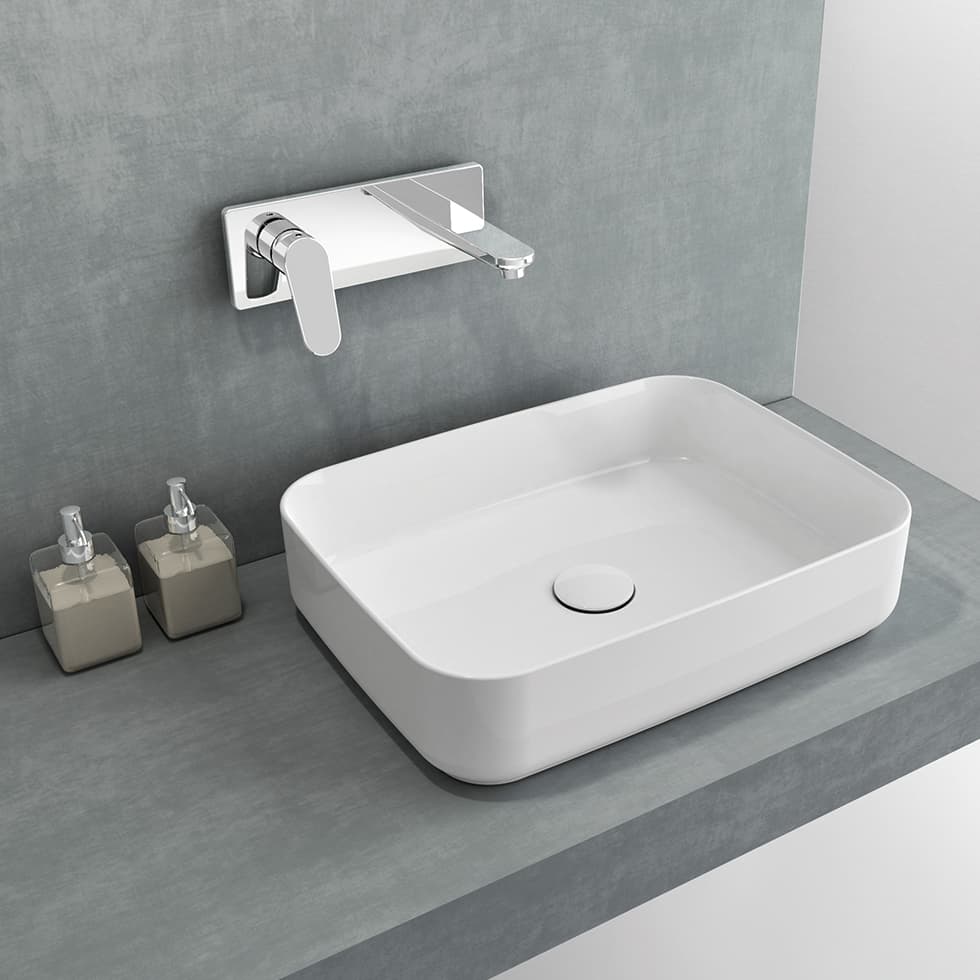 Νιπτήρας επιτραπέζιος Bianco Ceramica Punto 34050-300 Λευκό 50x36