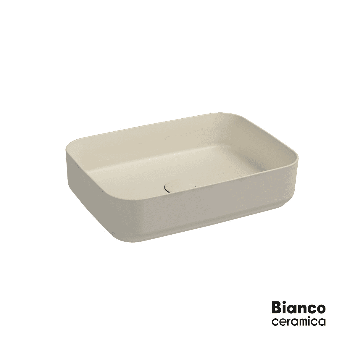 Νιπτήρας επιτραπέζιος Bianco Ceramica Punto 34050-311 Ivory Matt 50x36