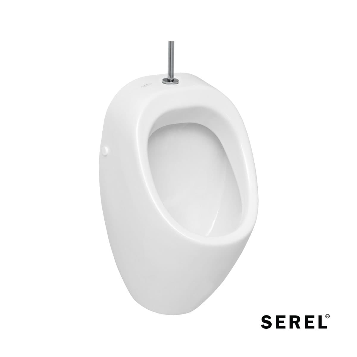 Ουρητήριο με παροχή πάνω Serel 0139U-300 Λευκό 31x31,5x55cm