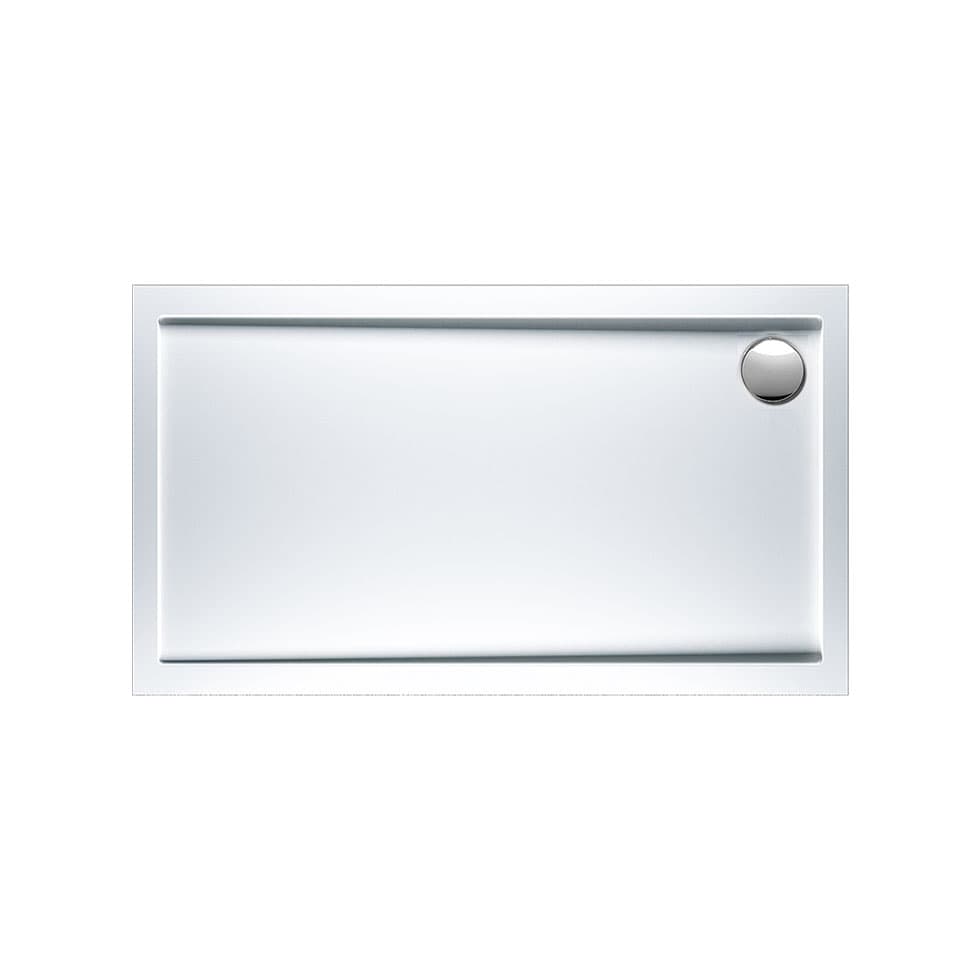 Ντουζιέρα παραλληλόγραμμη Sirene Extra Flat E14080-300 Λευκό 140x80x5cm