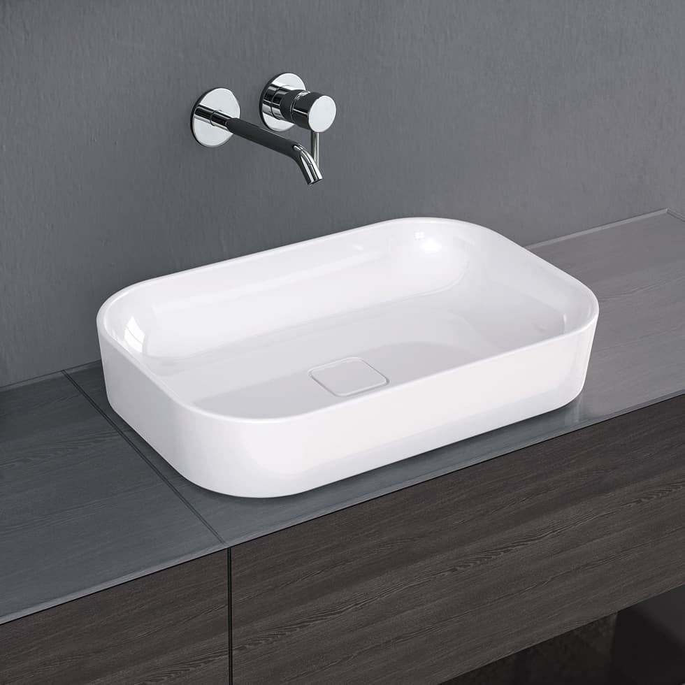 Νιπτήρας επιτραπέζιος Bianco Ceramica Centro 34060-300 Λευκό 60x40