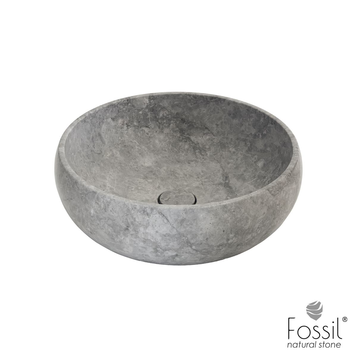 Νιπτήρας επιτραπέζιος Fossil Arlo Marble DB42-423 Tundra Grey Φ42