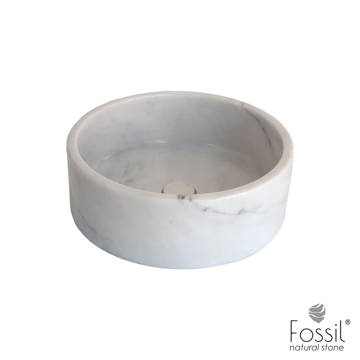 Νιπτήρας επιτραπέζιος Fossil Luno Marble DC42-300 Carrara Nuovo Φ42