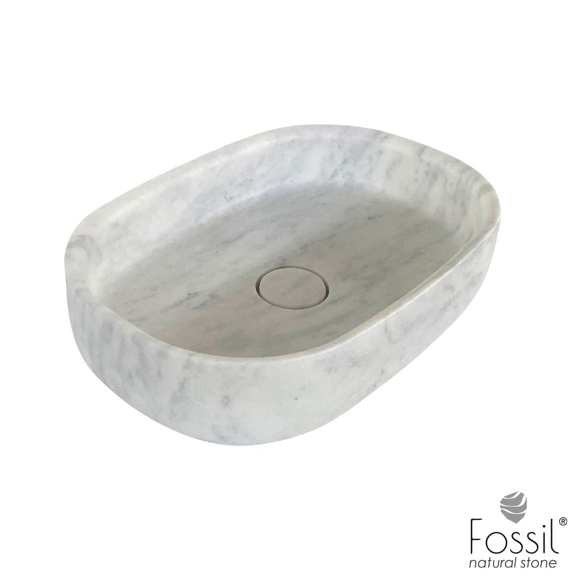 Νιπτήρας επιτραπέζιος Fossil Dune Marble DSB55-300 Carrara Nuovo 55x38