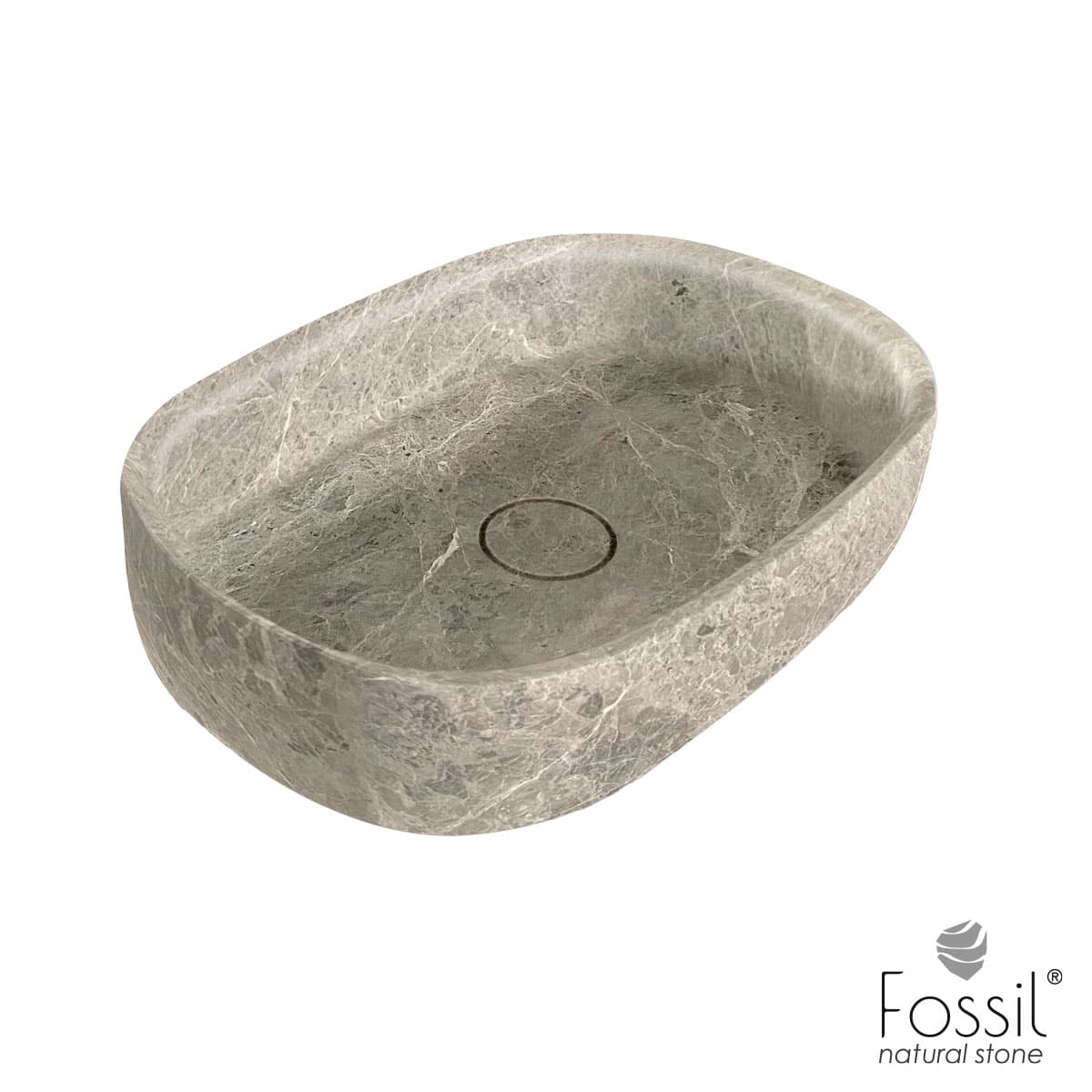 Νιπτήρας επιτραπέζιος Fossil Dune Marble DSB55-423 Tundra Grey 55x38