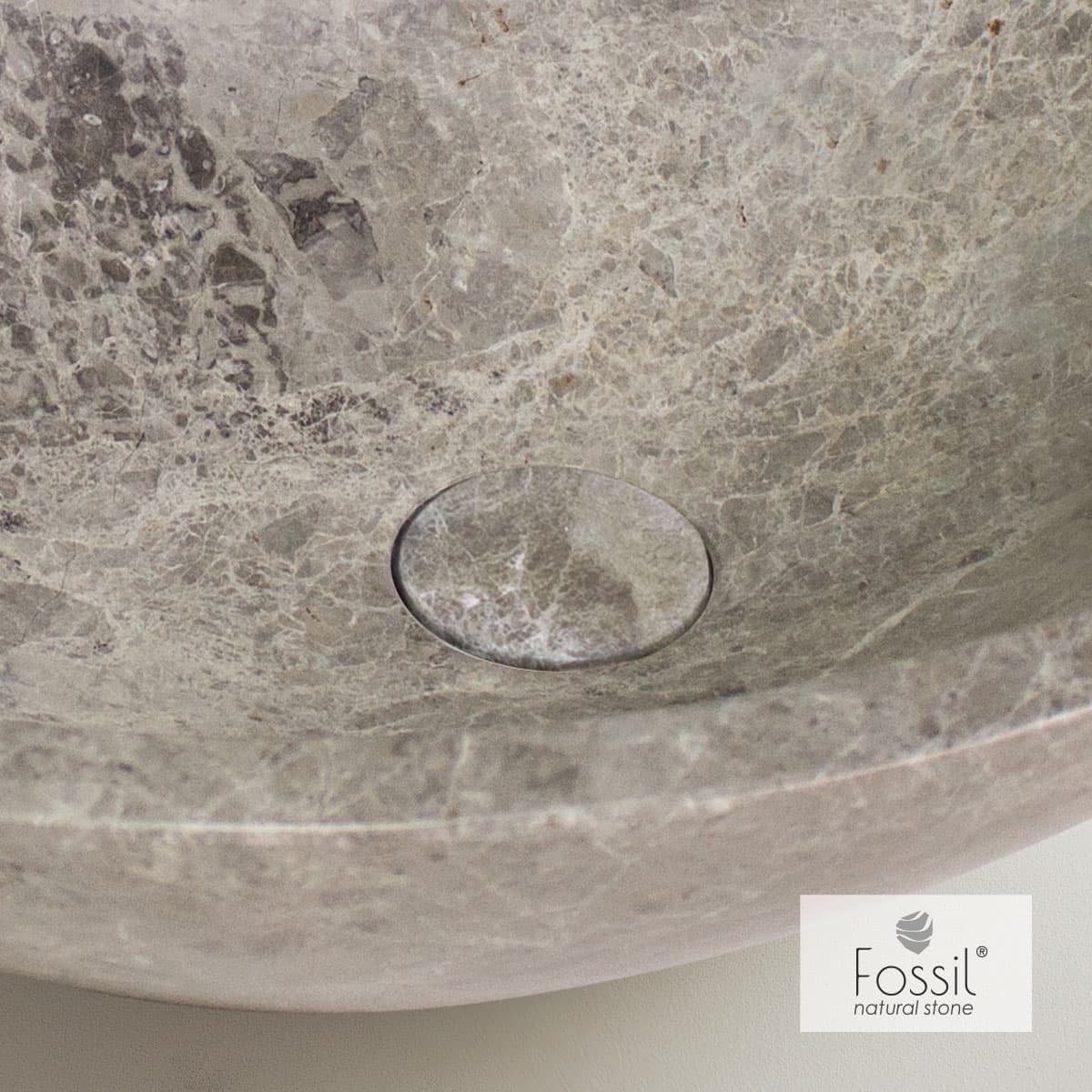 Τάπα βαλβίδας Fossil TPD01-423 Tundra Grey (πωλείται μόνο ως σετ με νιπτήρα Fossil)