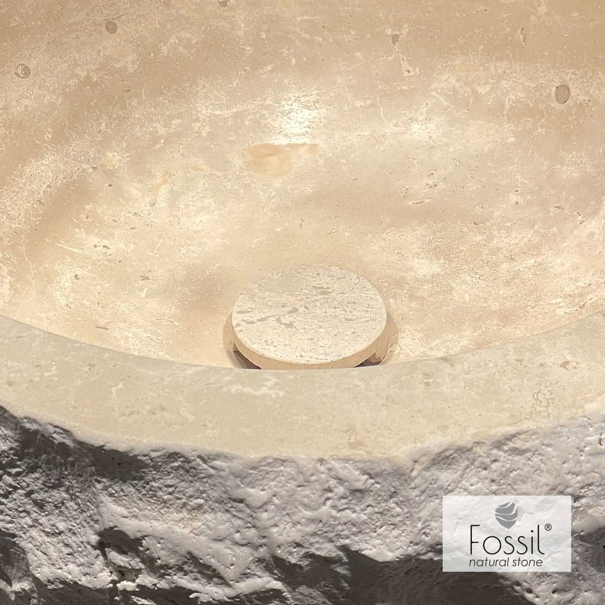Τάπα βαλβίδας Fossil TPD01-505 Travertine (πωλείται μόνο ως σετ με νιπτήρα Fossil)