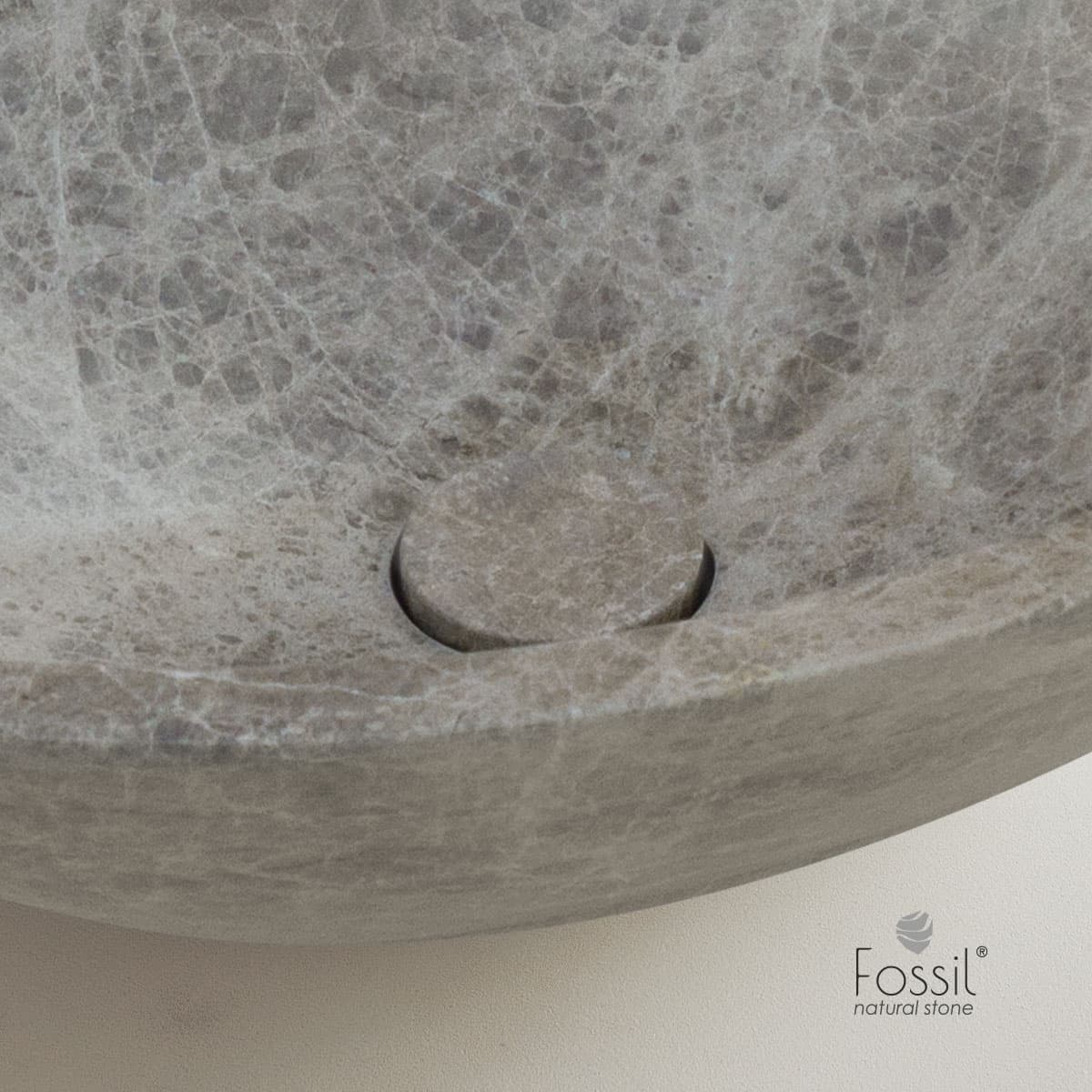 Τάπα βαλβίδας Fossil TPD01-524 Emperador Pale (πωλείται μόνο ως σετ με νιπτήρα Fossil)