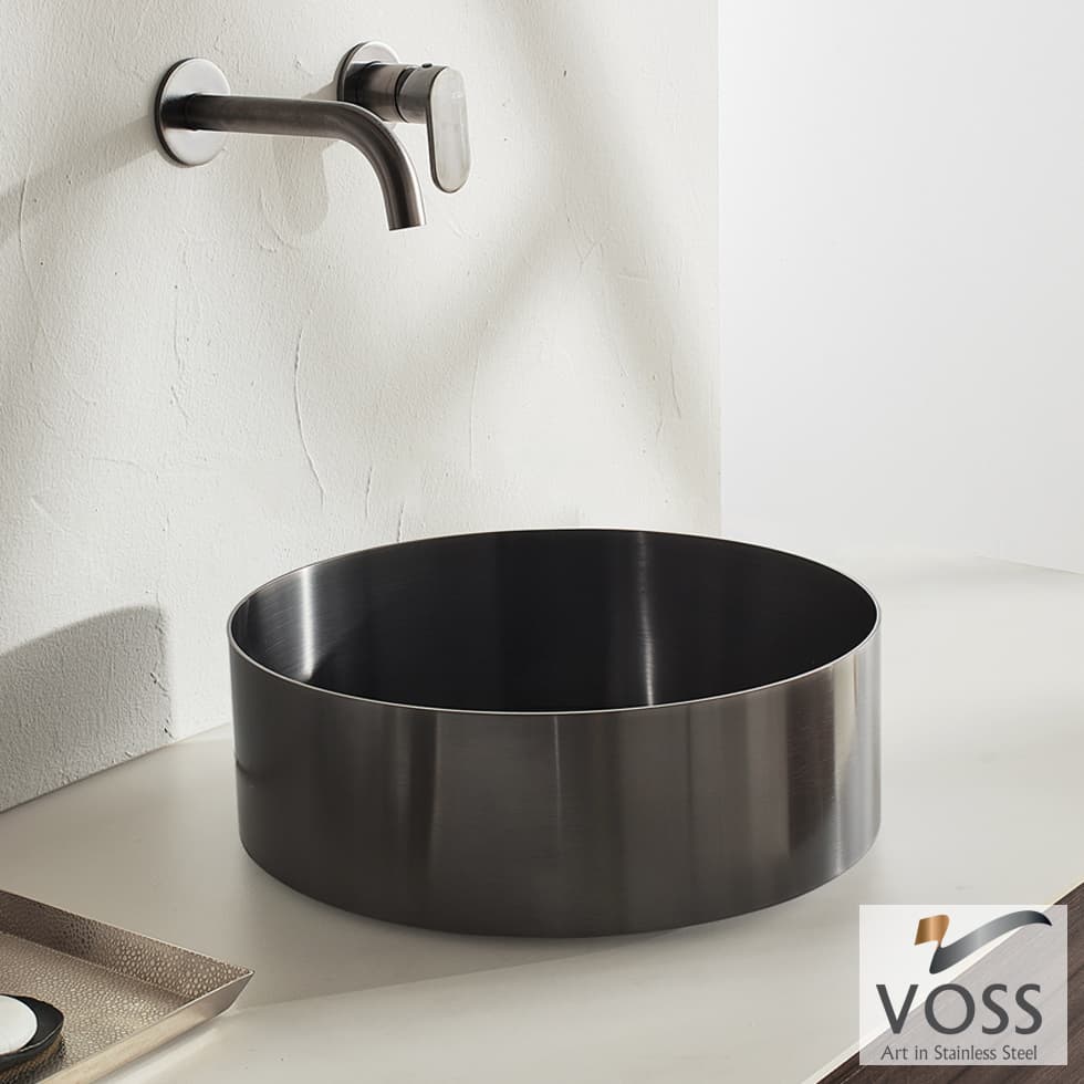 Νιπτήρας επιτραπέζιος Voss Milo 1033-411 Black Brushed PVD Φ33