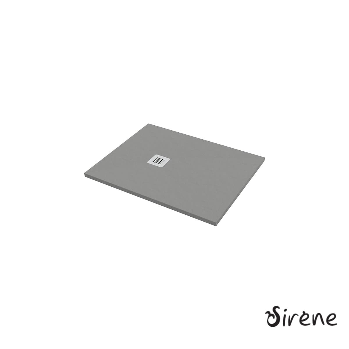 Ντουζιέρα παραλληλόγραμμη Sirene Slate S10080-411 Ματ Γκρι 100x80x2,6cm