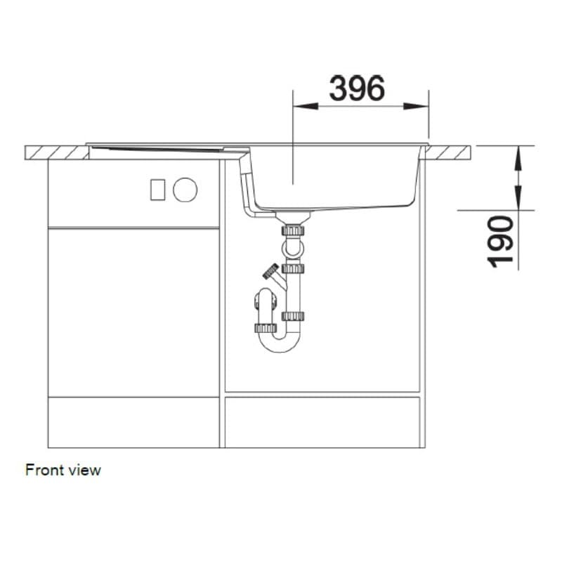 Νεροχύτης κουζίνας γρανιτένιος Blanco Metra XL 6 S 515143 Coffee 100×50 (ένθετος) - 4