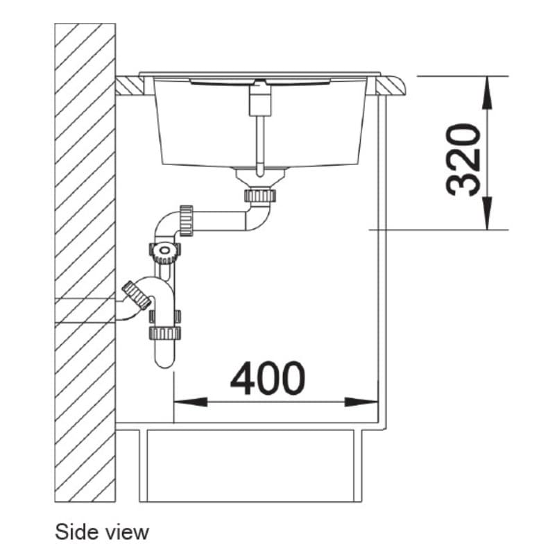 Νεροχύτης κουζίνας γρανιτένιος Blanco Metra XL 6 S 515143 Coffee 100×50 (ένθετος) - 5