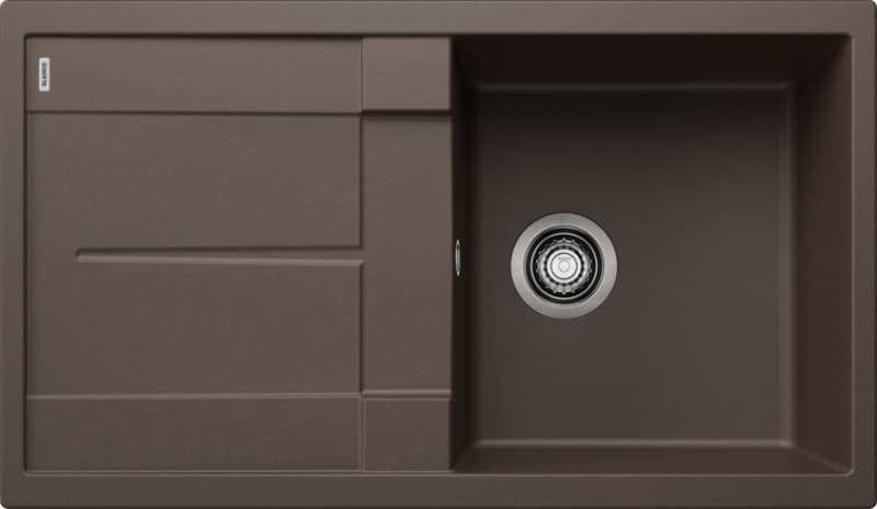 Νεροχύτης κουζίνας γρανιτένιος Blanco Metra 5 S 515042 Coffee 86×50 (ένθετος)