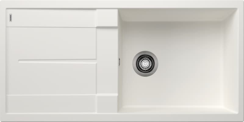 Νεροχύτης κουζίνας γρανιτένιος Blanco Metra XL 6 S 515136 White 100×50 (ένθετος)