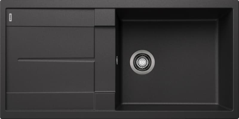 Νεροχύτης κουζίνας γρανιτένιος Blanco Metra XL 6 S 515142 Anthracite 100×50 (ένθετος)