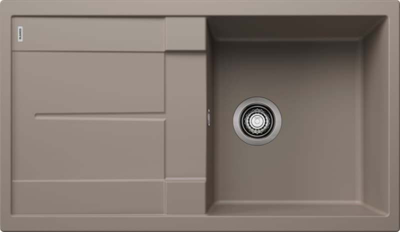 Νεροχύτης κουζίνας γρανιτένιος Blanco Metra 5 S 517349 Tartufo 86×50 (ένθετος)