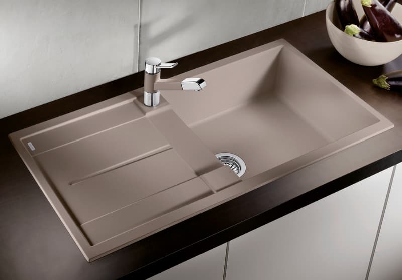Νεροχύτης κουζίνας γρανιτένιος Blanco Metra XL 6 S 517359 Tartufo 100×50 (ένθετος) - 2