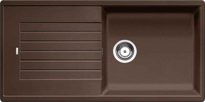 Νεροχύτης κουζίνας γρανιτένιος Blanco Zia XL 6 S 517577 Coffee 100×50 (ένθετος)