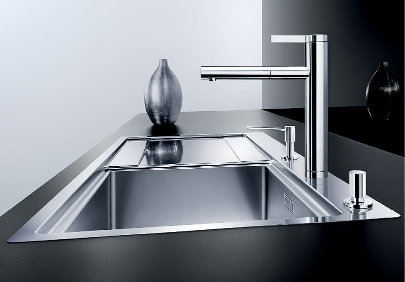 Μπαταρία κουζίνας Blanco Linee-S 517591 Χρώμιο Υ28,1cm - 2