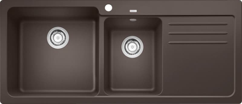 Νεροχύτης κουζίνας γρανιτένιος Blanco Naya 8 S 519661 Coffee 116×50 (ένθετος)