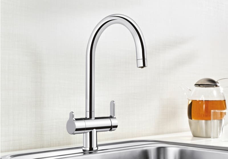 Μπαταρία κουζίνας Blanco Trima 520840 Χρώμιο (για σύνδεση με φίλτρο νερού) Υ37,2cm - 2