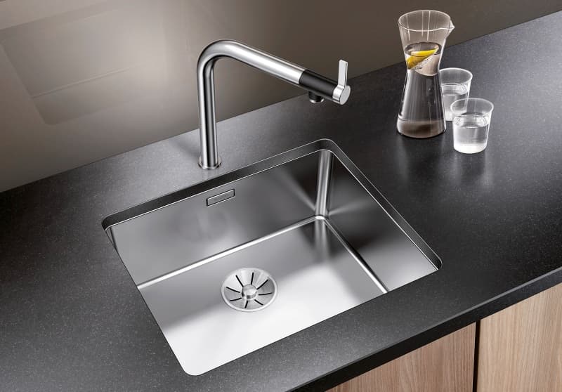 Νεροχύτης κουζίνας ανοξείδωτος Blanco Andano 500-U 522967 Satin Polish 54×44 (υποκαθήμενος) - 2