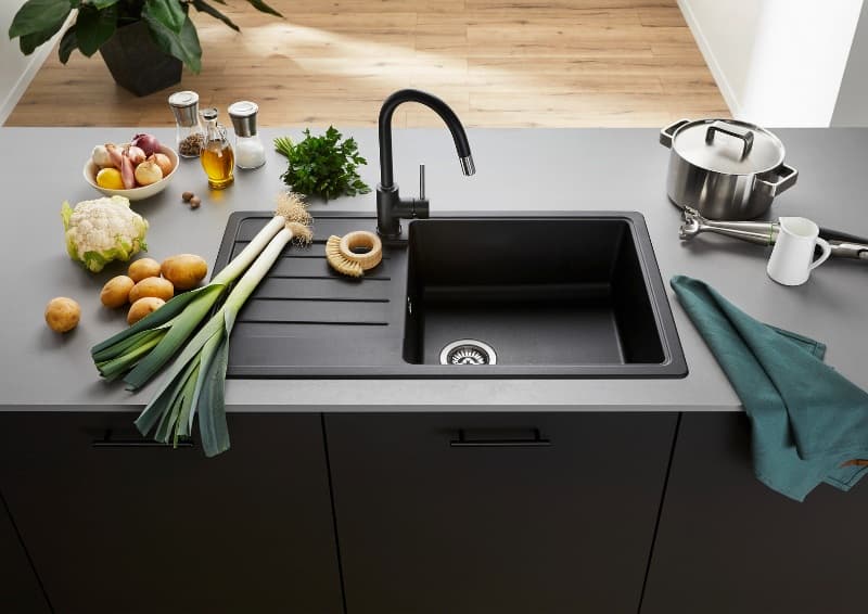 Νεροχύτης κουζίνας γρανιτένιος Blanco Legra XL 6 S 523326 Anthracite 86×50 (ένθετος) - 2