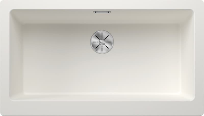 Νεροχύτης κουζίνας γρανιτένιος Blanco Vintera XL 9-UF 526105 White 89,6×51 (υποκαθήμενος / flush)