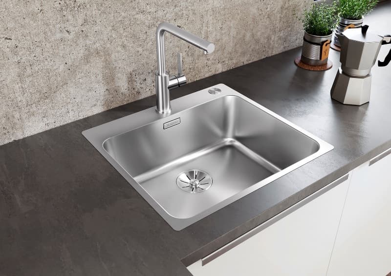 Νεροχύτης κουζίνας ανοξείδωτος Blanco Solis 500-IF/A 526124 Brushed Finish 54×50 (Flush επίπεδο χείλος IF) - 2