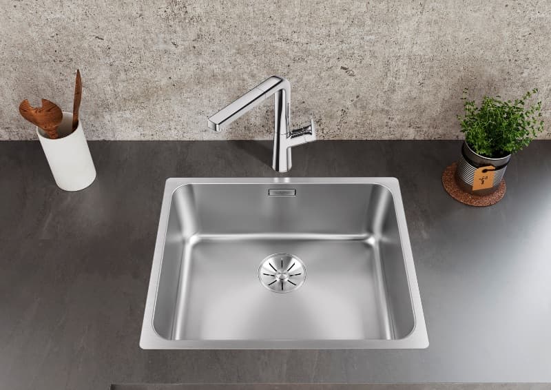 Νεροχύτης κουζίνας ανοξείδωτος Blanco Solis 700-IF 526126 Brushed Finish 74×44 (Flush επίπεδο χείλος IF) - 2