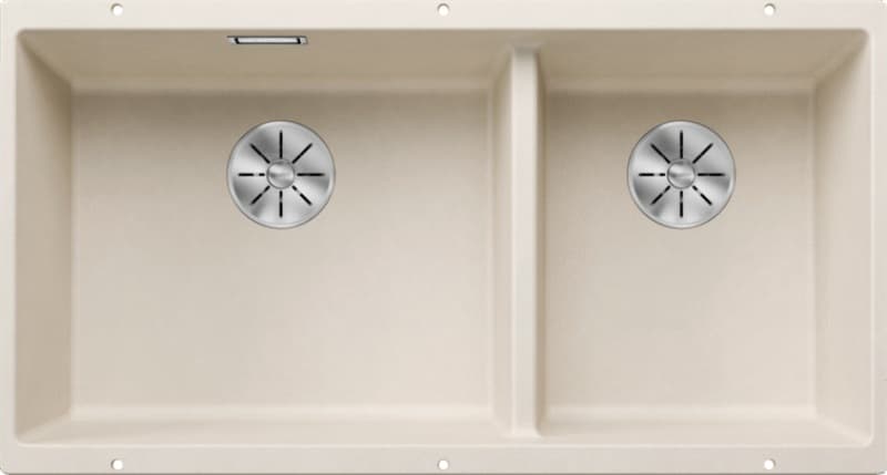 Νεροχύτης κουζίνας γρανιτένιος Blanco Subline 480/320-U 527168 Soft White 85,5×46 (υποκαθήμενος)