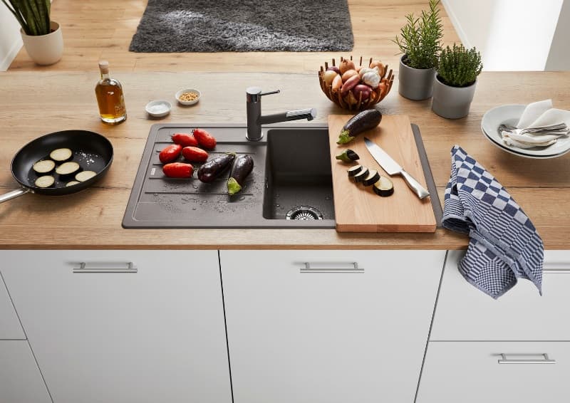Νεροχύτης κουζίνας γρανιτένιος Blanco Legra XL 6 S 527274 Volcano Grey 86×50 (ένθετος) - 3