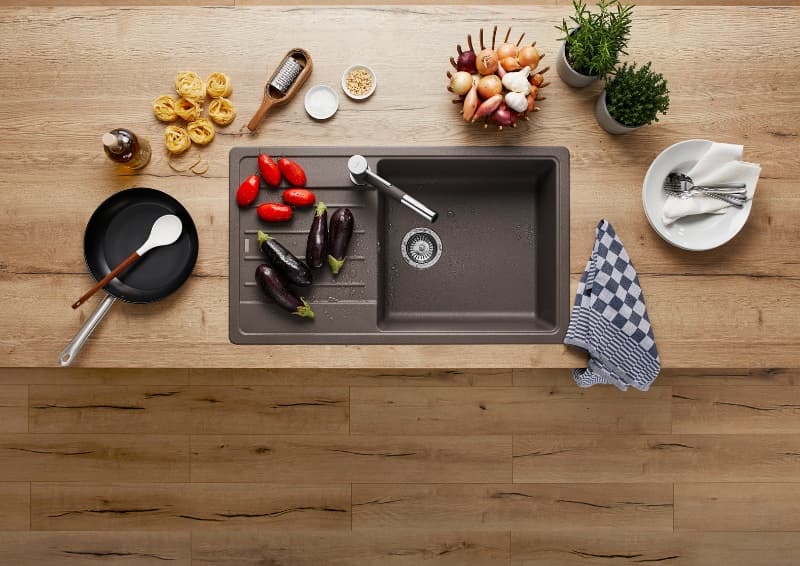 Νεροχύτης κουζίνας γρανιτένιος Blanco Legra XL 6 S 527274 Volcano Grey 86×50 (ένθετος) - 2