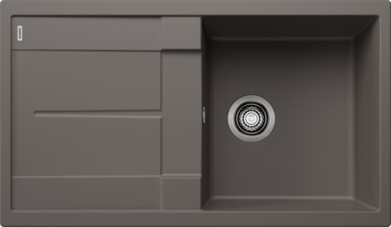 Νεροχύτης κουζίνας γρανιτένιος Blanco Metra 5 S 527293 Volcano Grey 86×50 (ένθετος)