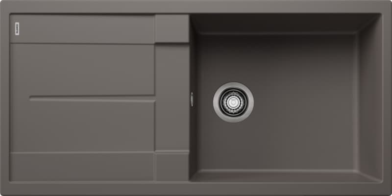 Νεροχύτης κουζίνας γρανιτένιος Blanco Metra XL 6 S 527307 Volcano Grey 100×50 (ένθετος)