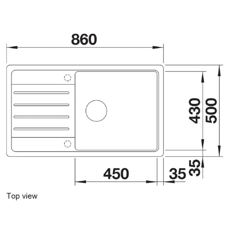 Νεροχύτης κουζίνας Blanco Legra XL 6 S 527091 Soft White 86x50 (ένθετος) - 2