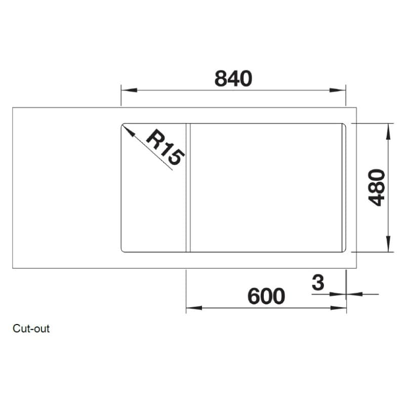 Νεροχύτης κουζίνας Blanco Legra XL 6 S 527091 Soft White 86x50 (ένθετος) - 3