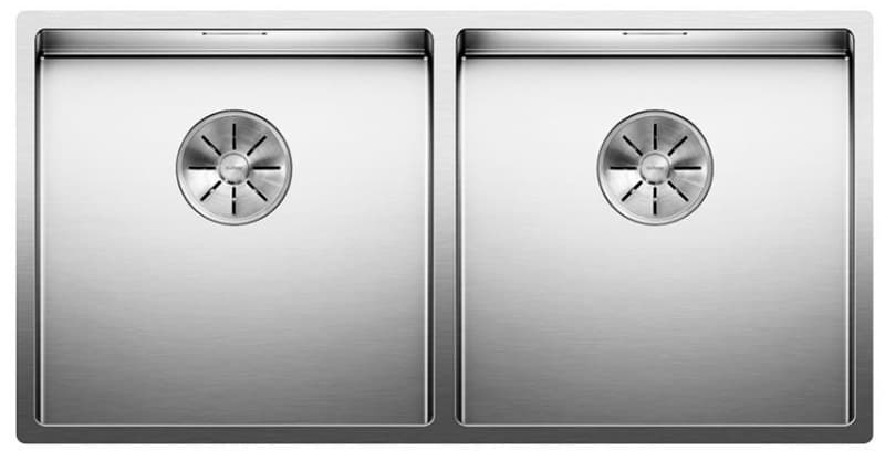 Νεροχύτης κουζίνας ανοξείδωτος Blanco Claron 400/400-U 521618 Satin Polish 86,5×44 (υποκαθήμενος)
