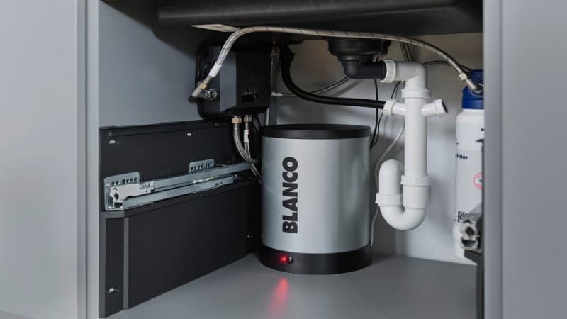 Μπαταρία κουζίνας Blanco Drink Hot Tampera Blanco 525224 Χρώμιο Υ38,2cm + boiler καυτού νερού και φίλτρο - 6