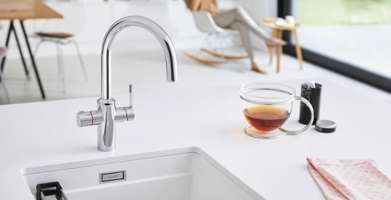 Μπαταρία κουζίνας Blanco Drink Hot Tampera Blanco 525224 Χρώμιο Υ38,2cm + boiler καυτού νερού και φίλτρο - 3