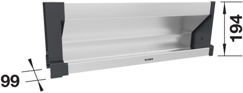 Ράφι Οργάνωσης Blanco Orga 60 P 527458 19,4x53,2cm - 2