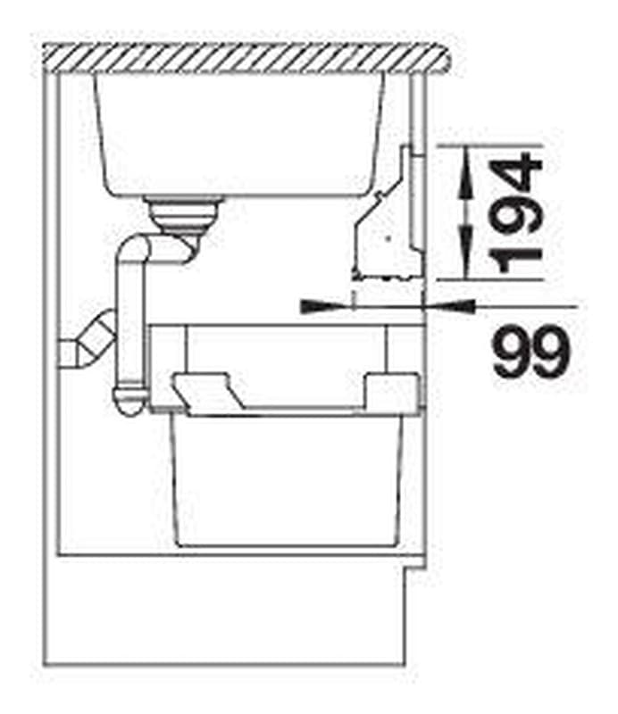 Ράφι Οργάνωσης Blanco Orga 60 H 527459 19,4x53,2cm - 4