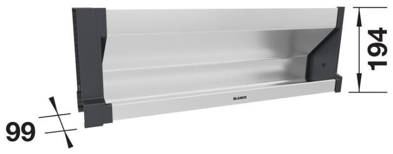 Ράφι Οργάνωσης Blanco Orga 60 H 527459 19,4x53,2cm - 3