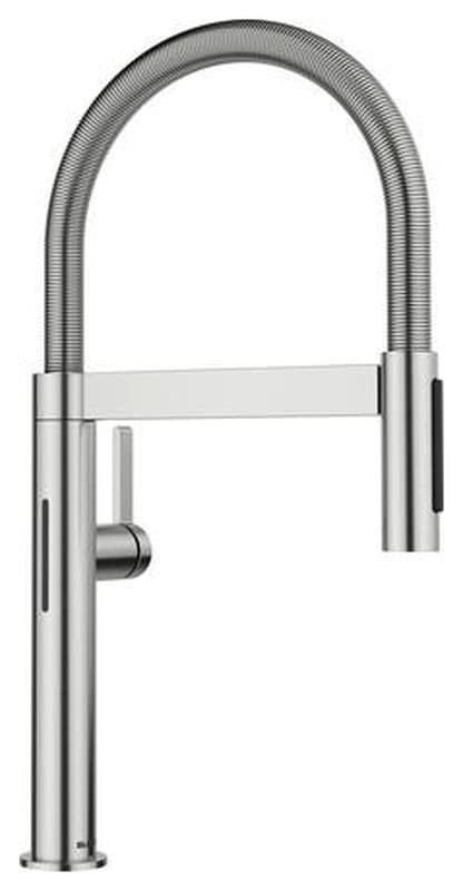 Μπαταρία κουζίνας με φωτοκύτταρο Blanco Blancoculina-S II Mini 527466 PVD Steel Υ44,8cm
