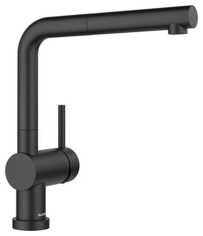 Μπαταρία κουζίνας Blanco Linus-S-F 527523 Ματ Μαύρο Υ28,8cm