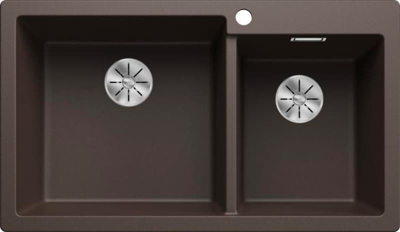 Νεροχύτης κουζίνας γρανιτένιος Blanco Pleon 9 527643 Coffee 86×50 (ένθετος)