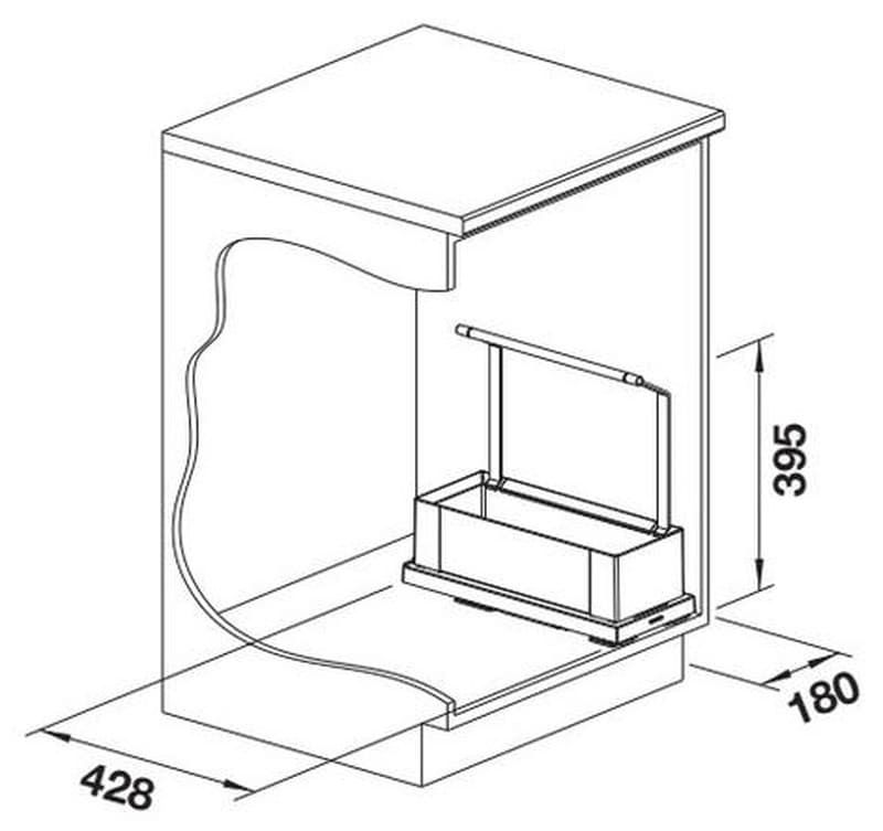 Κάδος Απορριμμάτων Blanco Storage Caddy 20 527667 42,8x18x39,5cm - 3