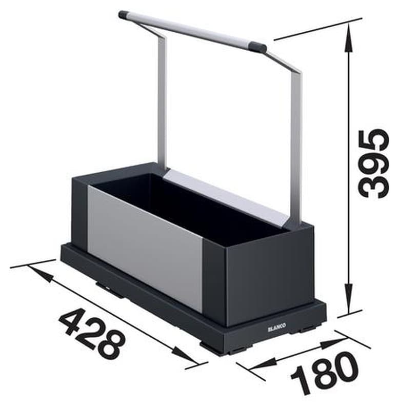 Κάδος Απορριμμάτων Blanco Storage Caddy 20 527667 42,8x18x39,5cm - 2