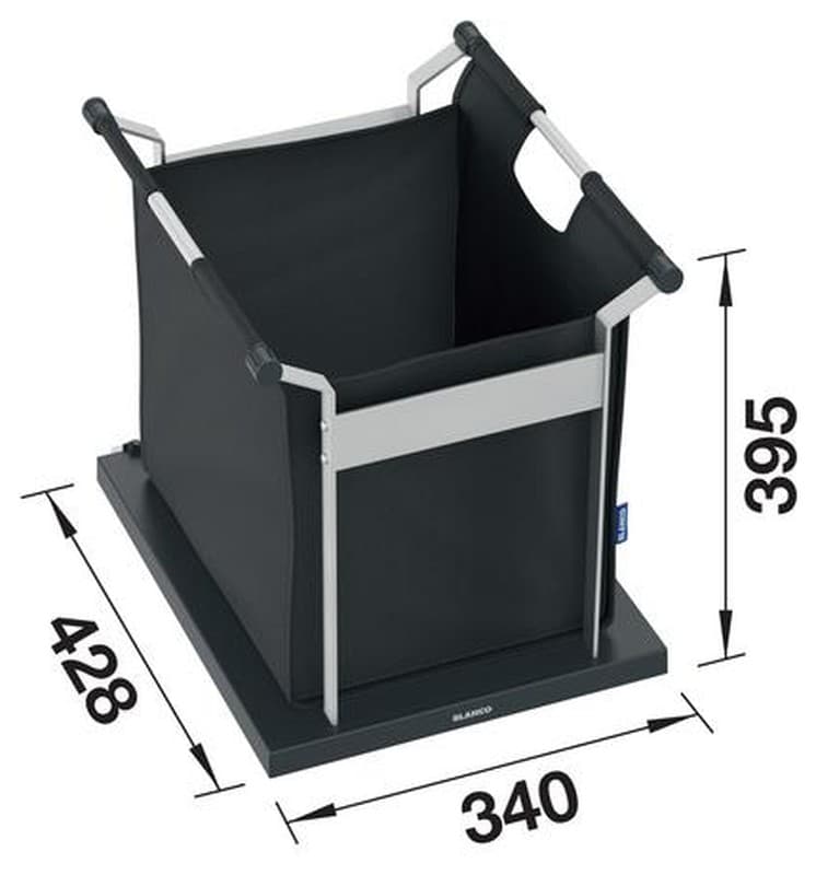 Κάδος Απορριμμάτων Blanco Universal Bag XL 40 527669 34x41,5x39,3cm - 2