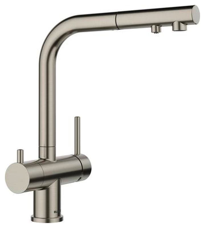 Μπαταρία κουζίνας Blanco Fontas-S II 527715 Satin Platinum (για σύνδεση με φίλτρο νερού) Υ30,6cm
